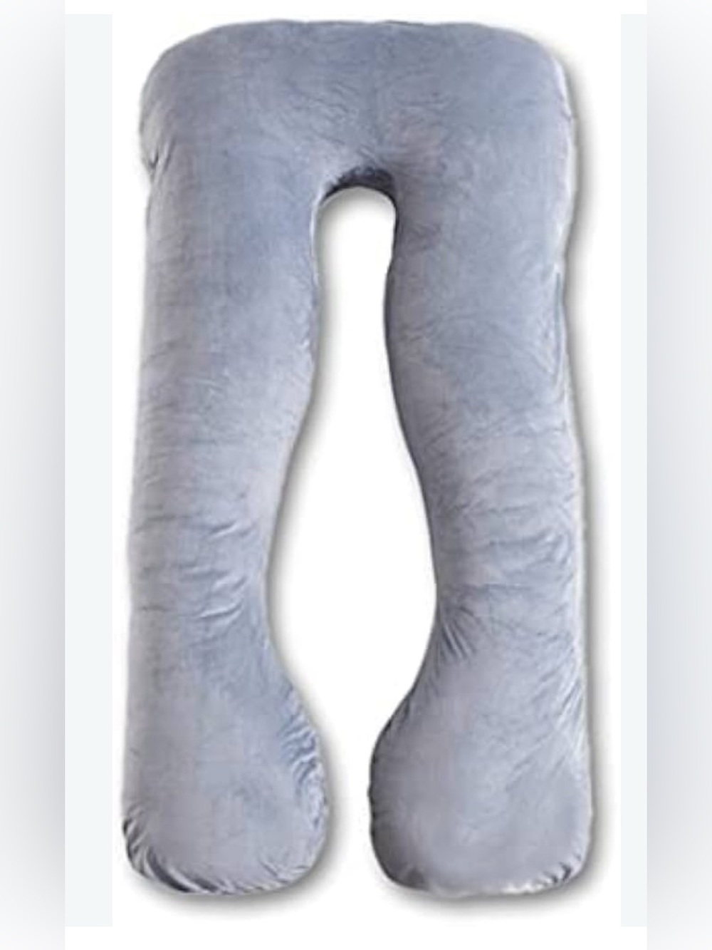 Pregnancy Pillow - Light Gray and Blue